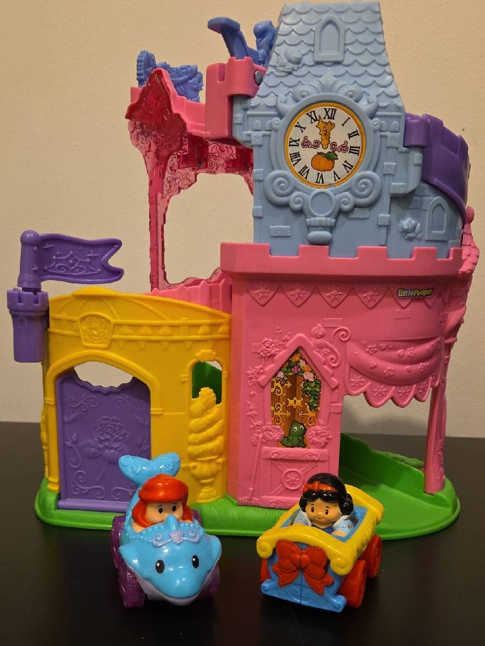 Rare✨️Little People Wheelie Sound And Light Tower / Castle Disney Princess